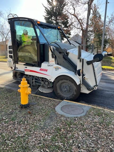 STREET SWEEPING SCHEDULE FOR THE WEEK OF April 22 through April 25, 2024
