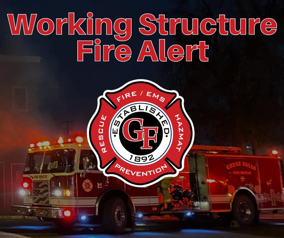 Great Falls Fire Rescue is on the Scene