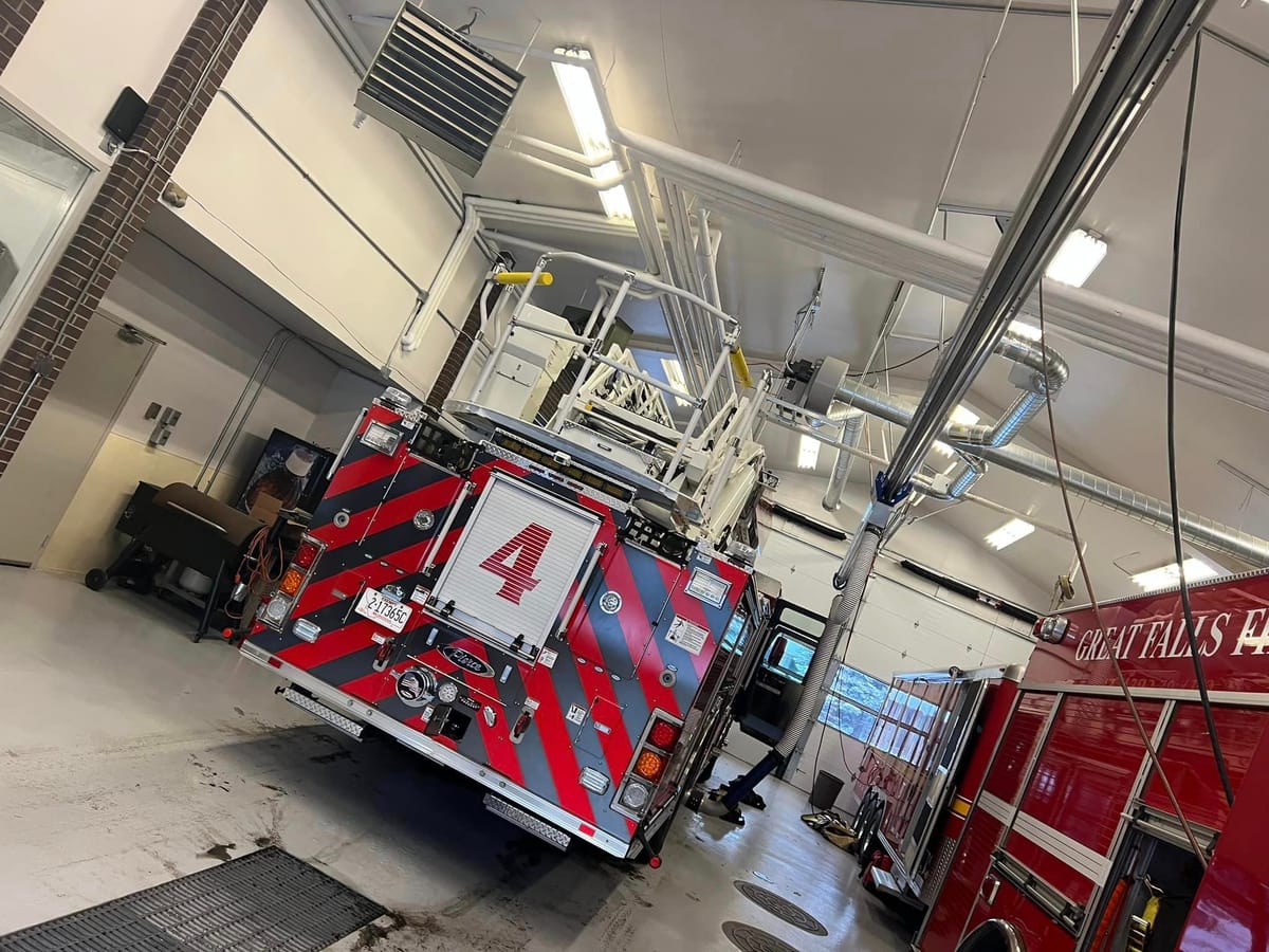 Great Falls Fire Rescue Responds to Structure Fire