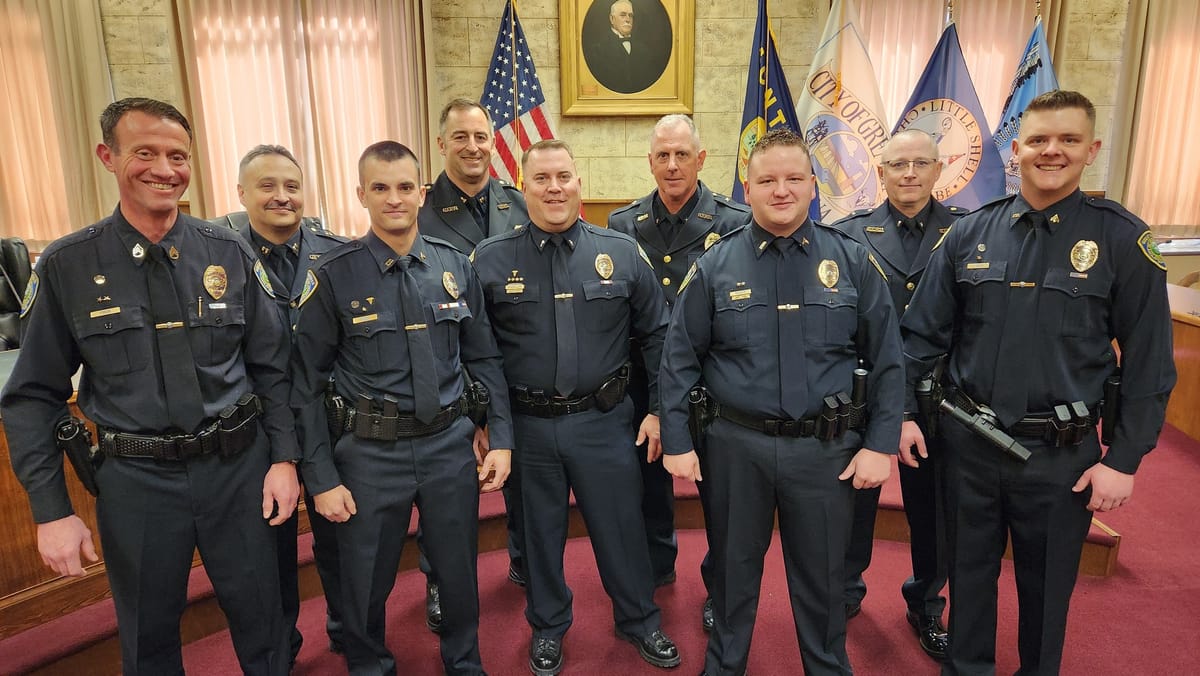 Great Falls Police Promotes Five Officers