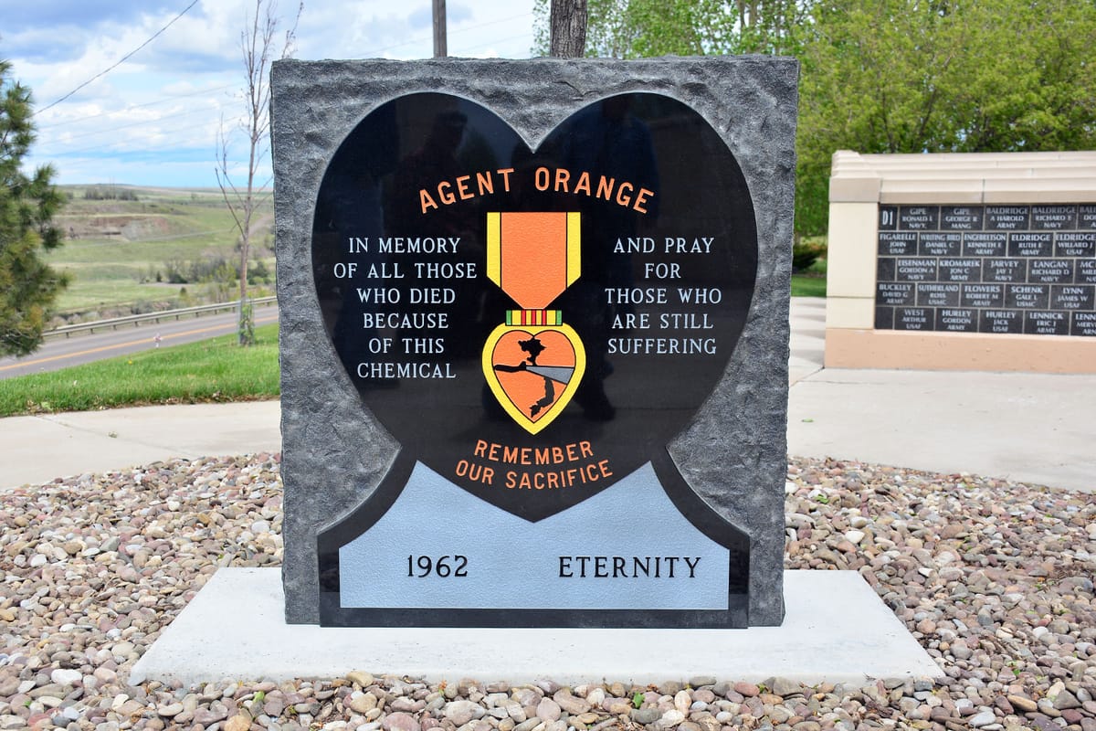Agent Orange Monument Placed at Montana Veterans Memorial in Great Falls