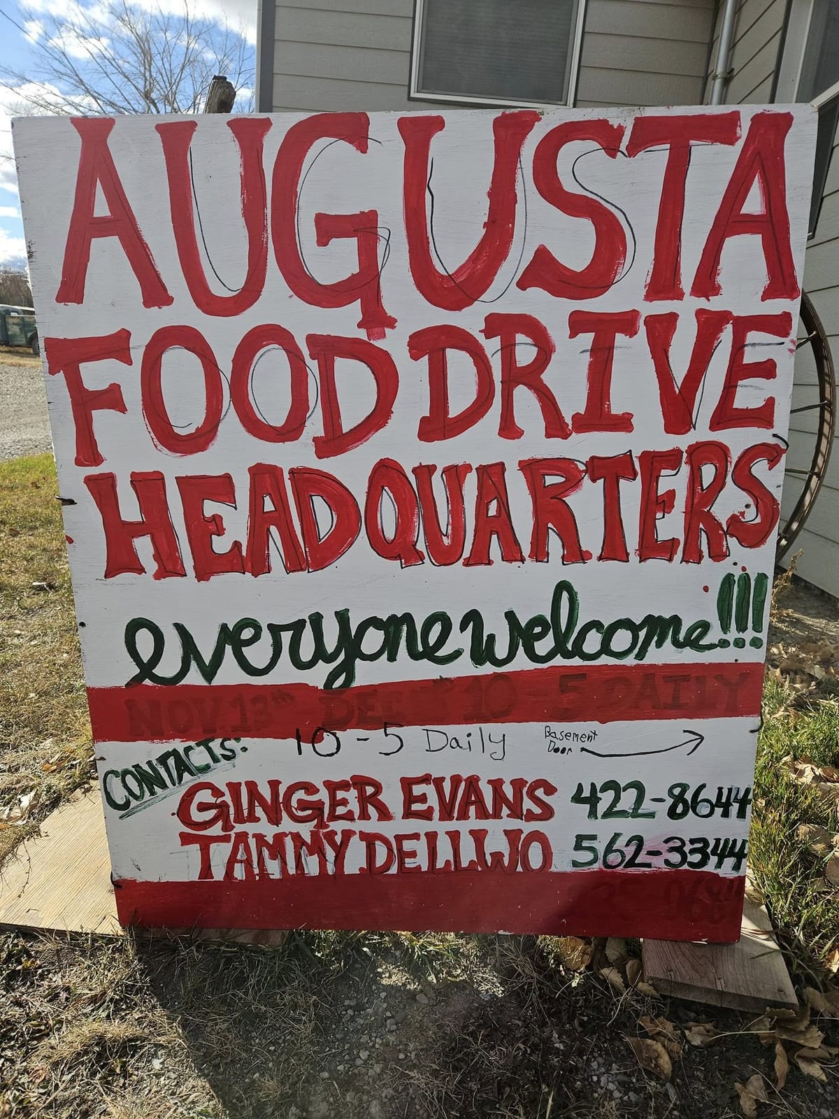 Augusta Food Drive Provides Assistance for Augusta Members