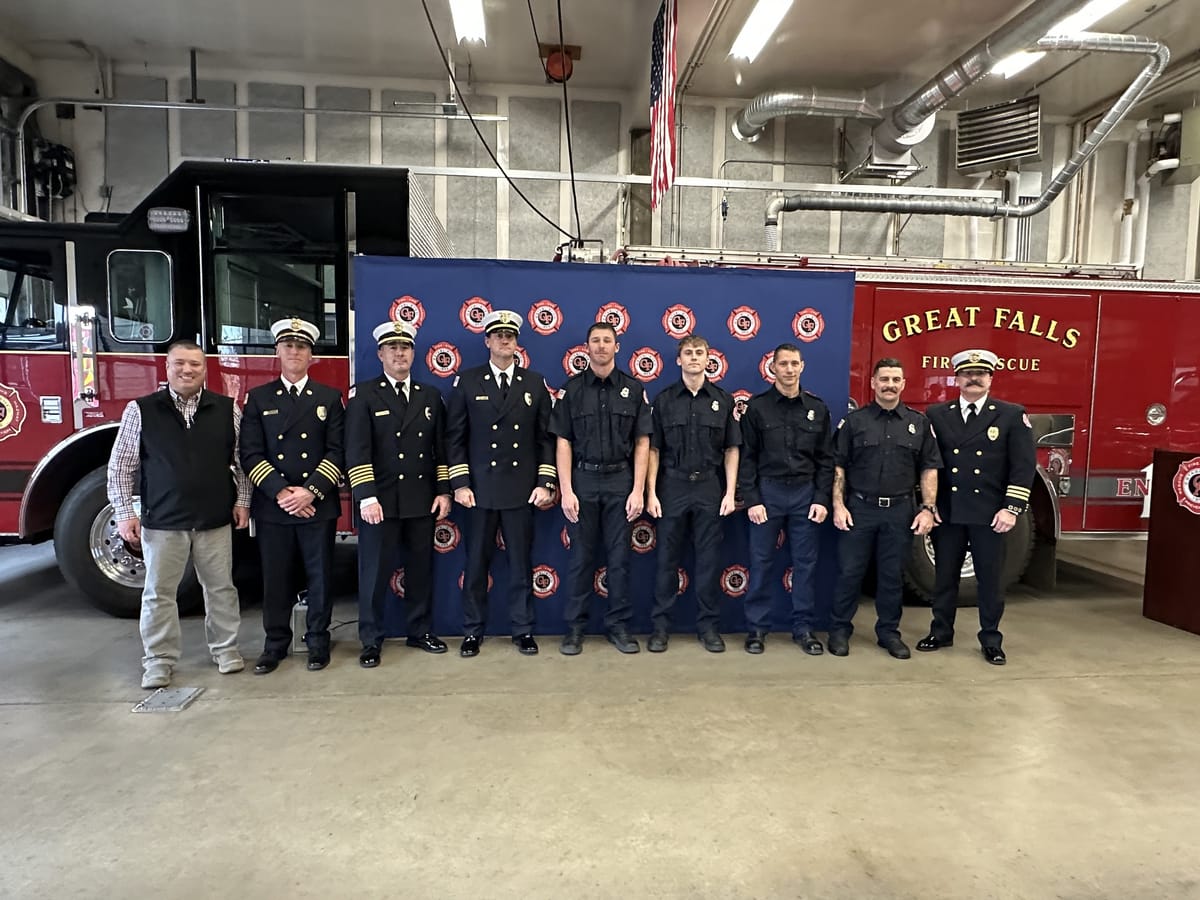 Great Falls Fire Rescue Swearing-in Ceremony