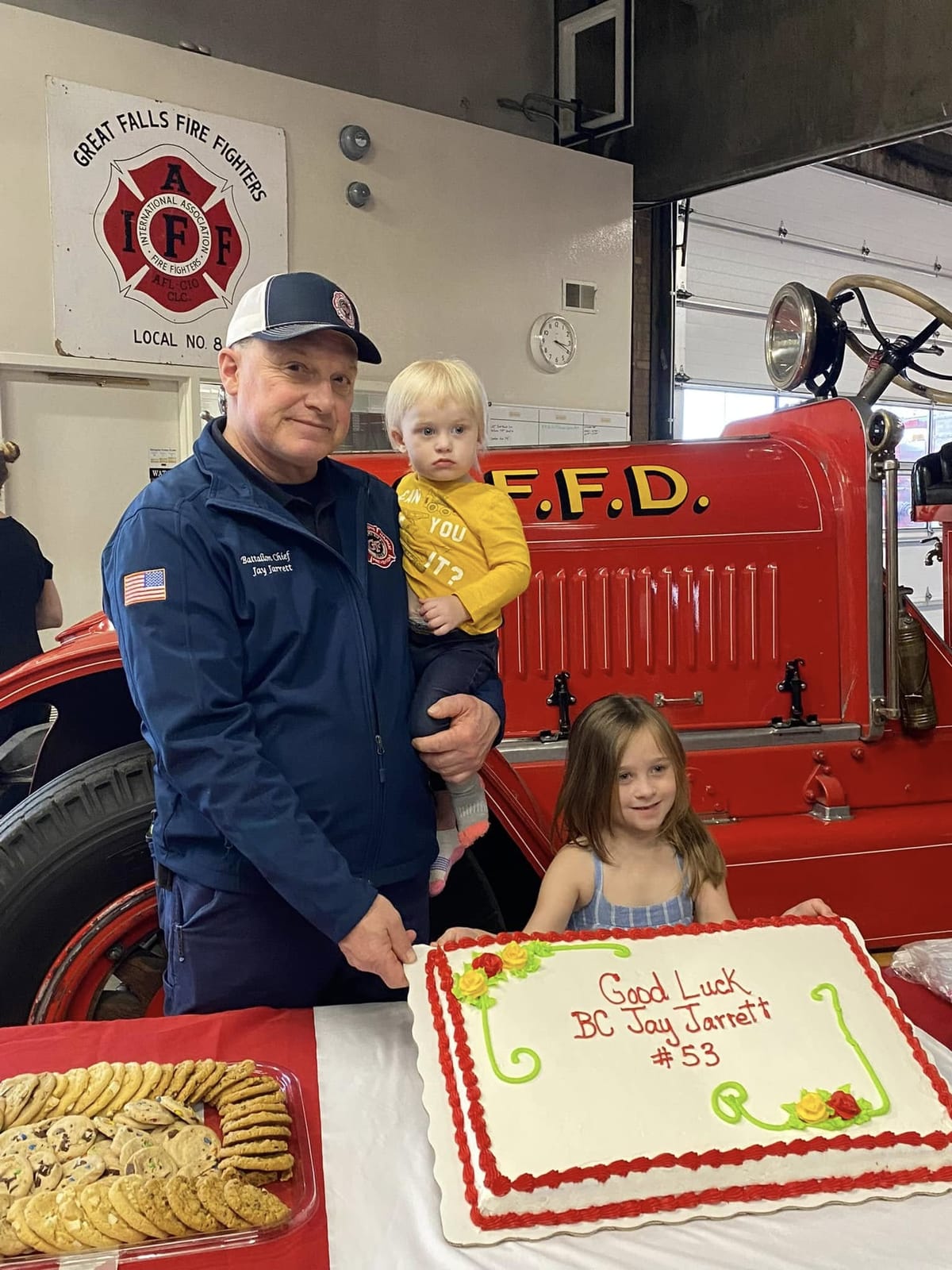 Great Falls Fire Rescue Battalion Chief Jay Jarrett Retires
