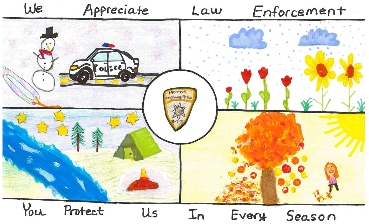 Jordyn Muggli Announced as Winner of the Fourth Annual Law Enforcement Appreciation Poster Contest