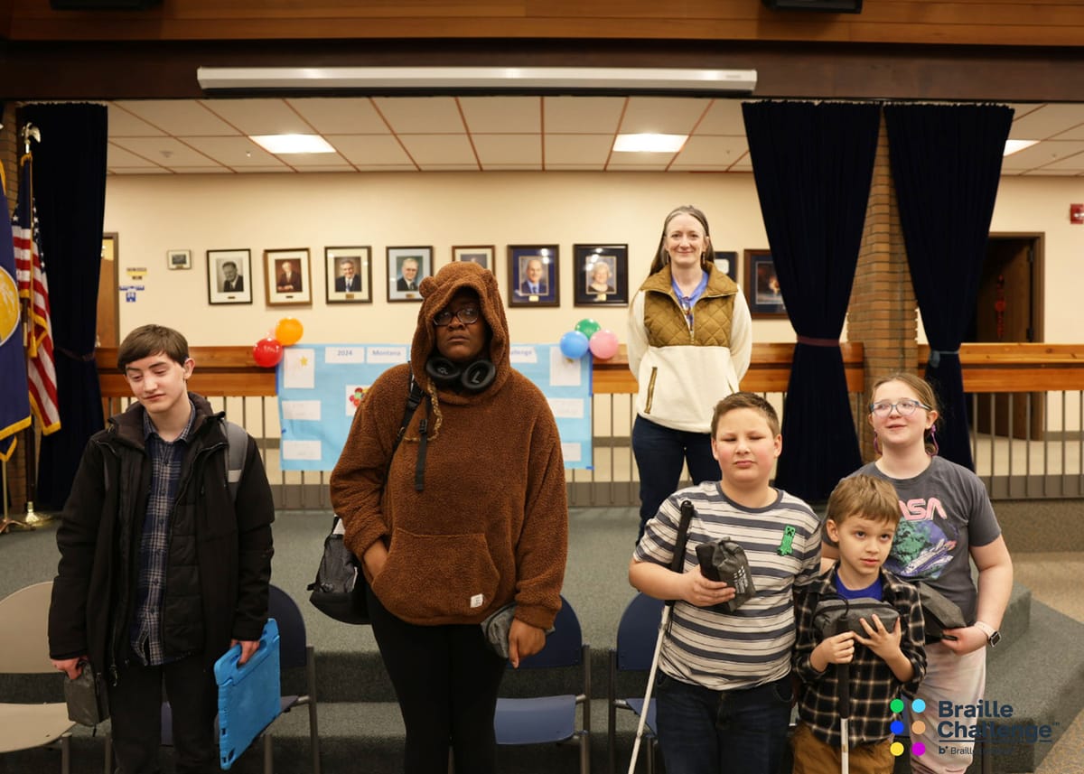 Braille Challenge Begins at Montana School for the Deaf and the Blind