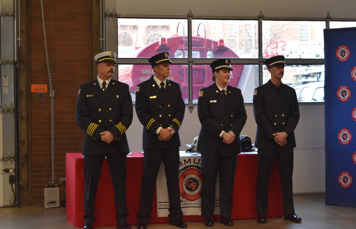 Great Falls Fire Rescue Celebrates Promotions
