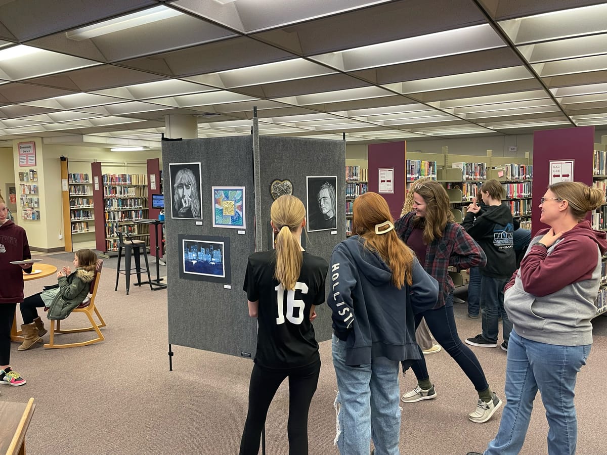 Great Falls Public Schools' Student Artists Reception at Library Set for Friday, Feb. 28