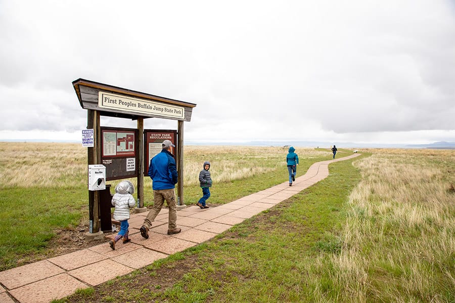 Rock Art Hike and Art Show at First Peoples Buffalo Jump State Park