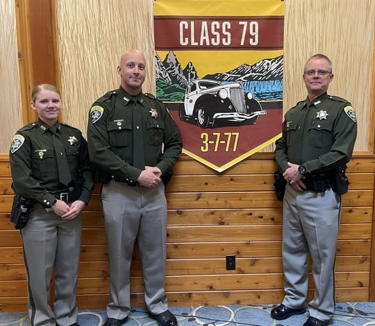 Montana Highway Patrol Commissions Three New Troopers
