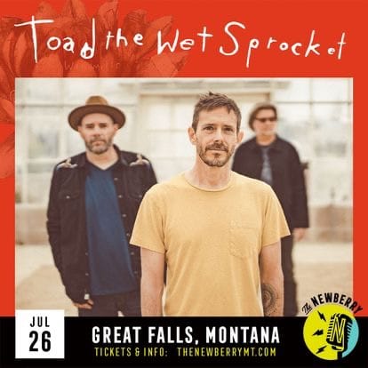 California Alt-Rock Band, Toad the Wet Sprocket coming to the Newberry July 26th