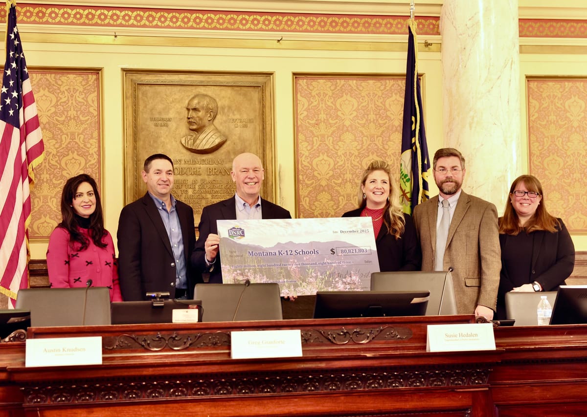 Montana Invests $80 Million in Public Schools  Through State Trust Land Revenue