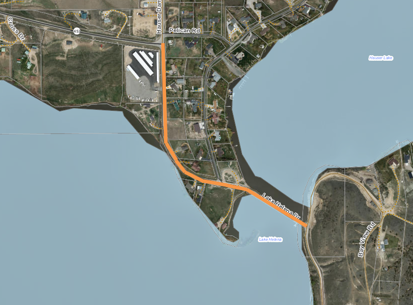 Causeway Area of Lake Helena Drive Closed for Roadwork