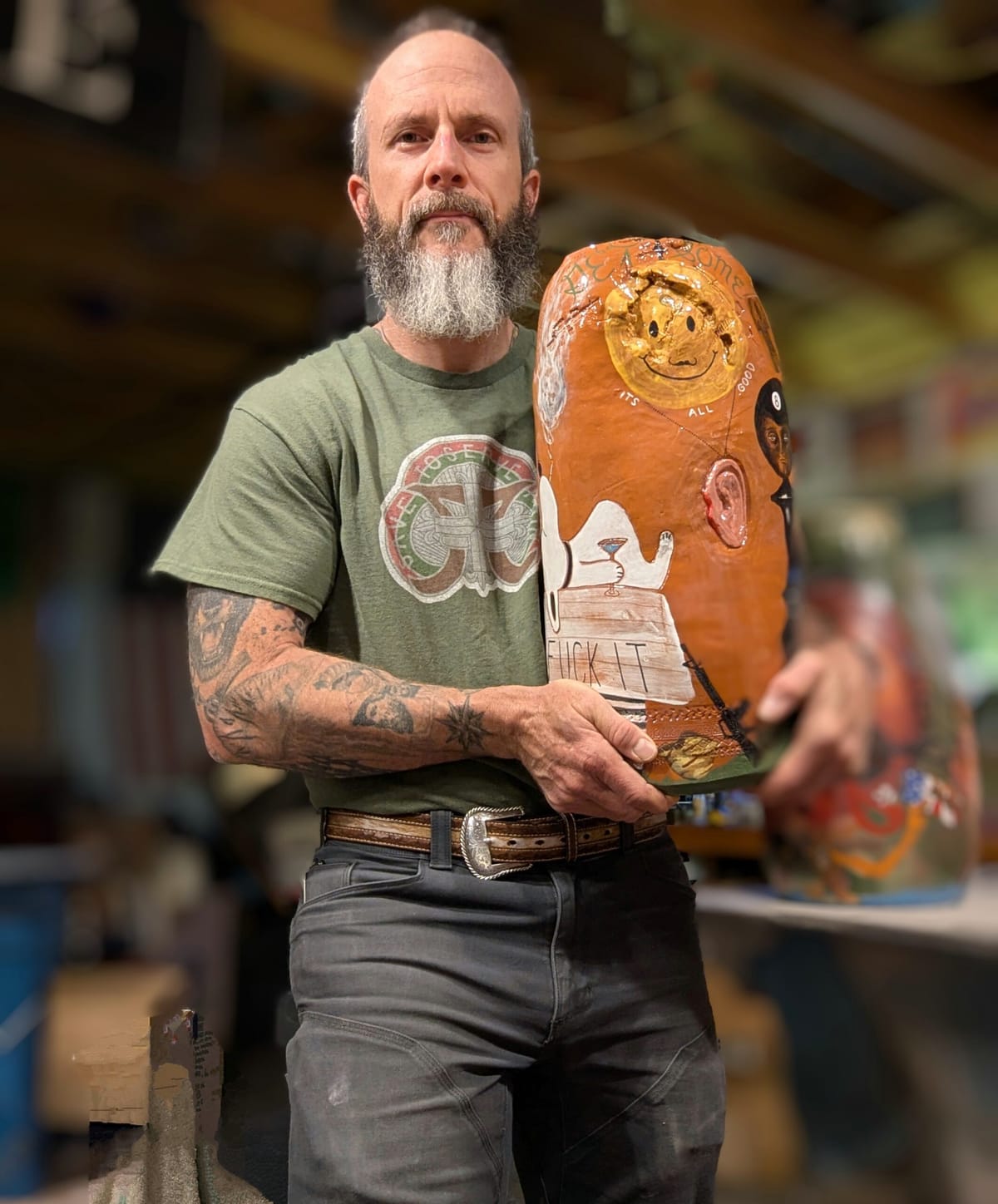 Iraq War Veteran Jesse Albrecht Exhibits Ceramics, Teaches Workshops at The Square