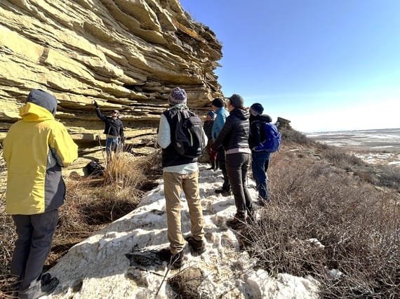 Guided Rock Art and First Day Hikes at First Peoples Buffalo Jump State Park