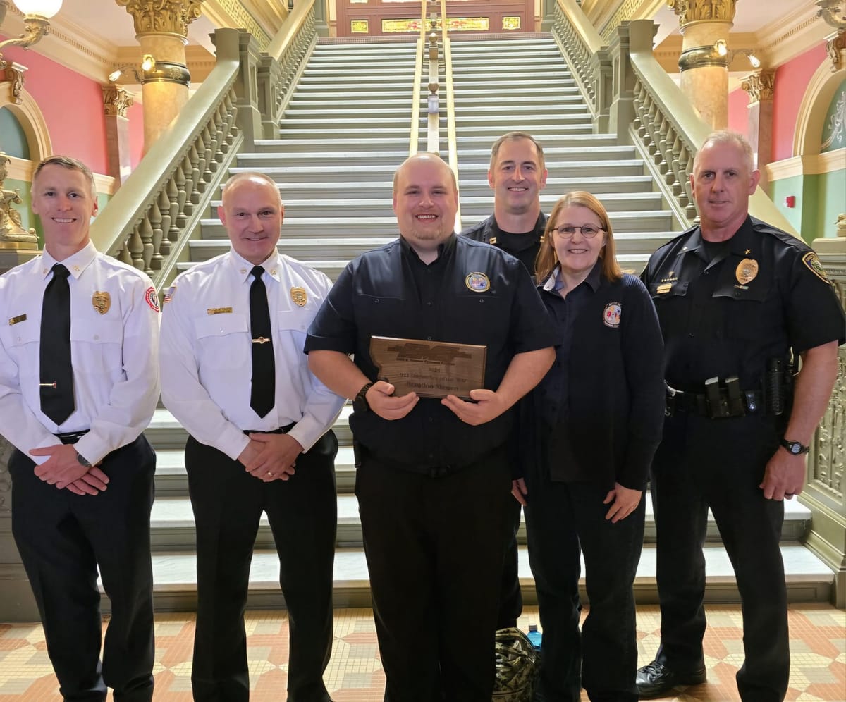 Montana's 911 Dispatcher of the Year Receives Recognition from Governor Greg Gianforte