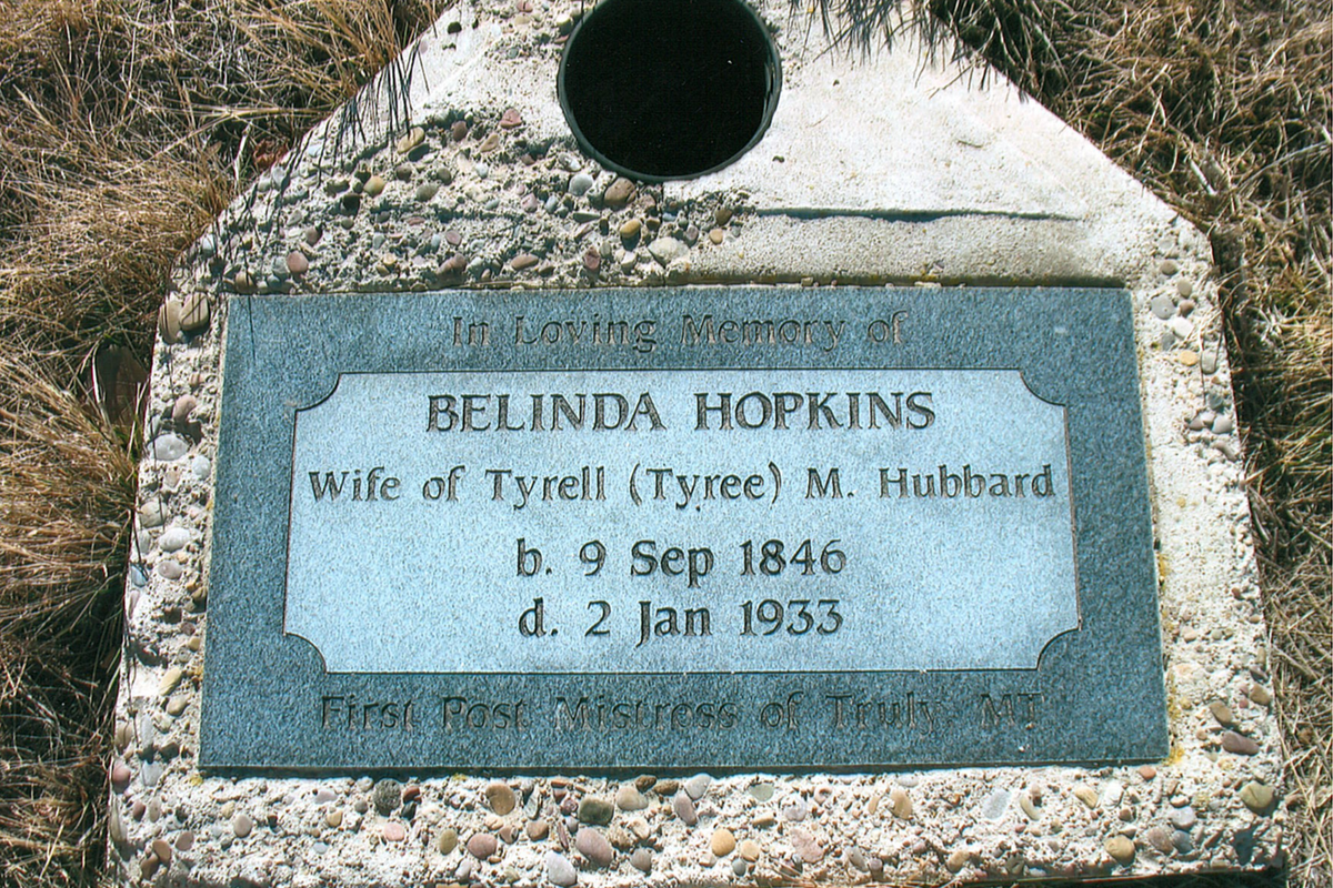 Highland Cemetery History - Belinda Hopkins Hubbard