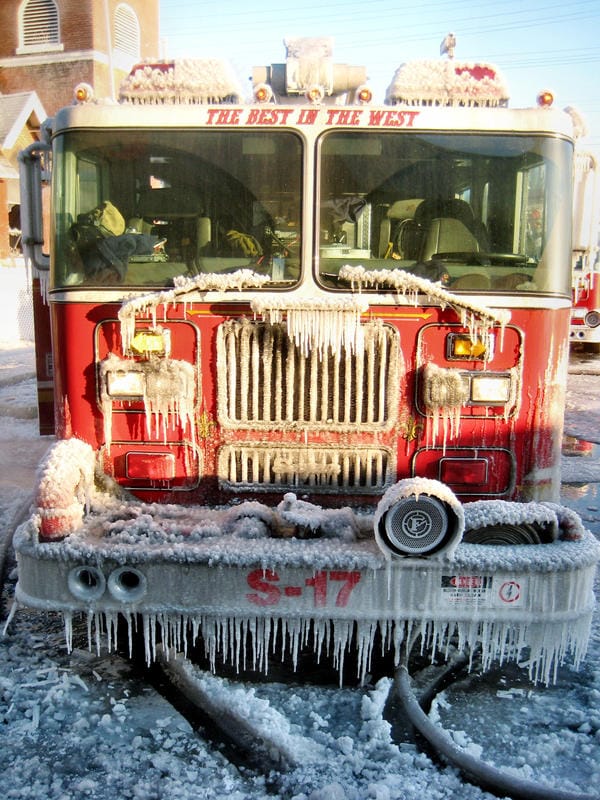 Great Falls Fire Rescue Crews Battle Fires During Freezing Temps