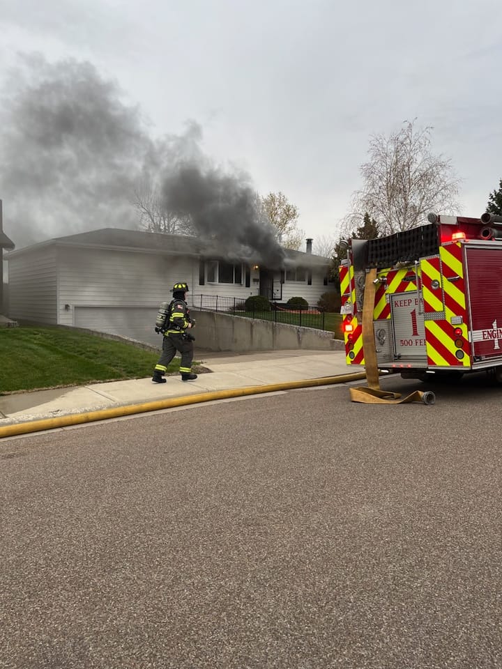 Great Falls Fire Rescue Responds to Structure Fire May 7th