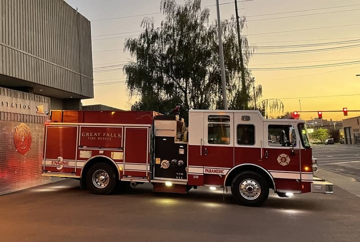 Great Falls Fire Rescue Responds to Working House Fire, Rescues Unresponsive Victim
