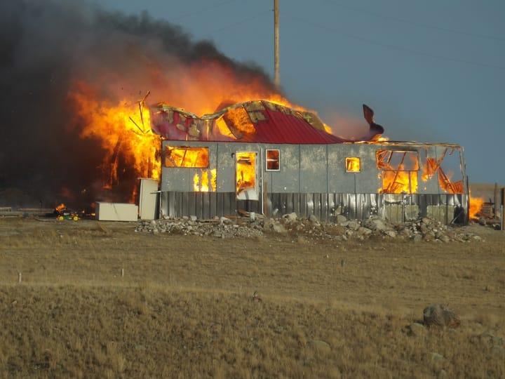 Augusta Structure Fire Results in Loss of Home