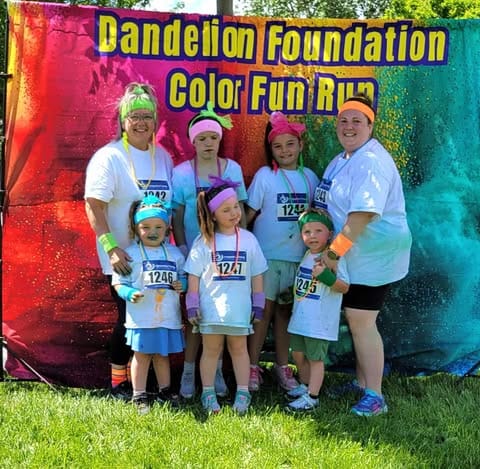 11th Annual Dandelion Foundation Color Fun Run