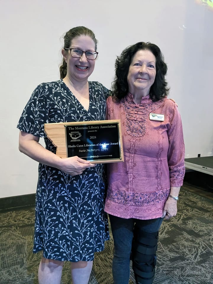 McIntyre Named 2023 Librarian of Year by Montana Library Association