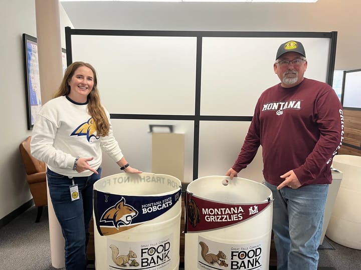 Community Delivers Big in Cats vs. Griz Food Drive