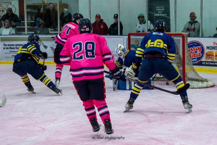 Americans Win Fifth Straight Contest by Defeating Sheridan, 4-3