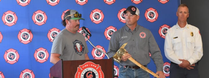 Chief Jeremy Jones Honored at Retirement Ceremony