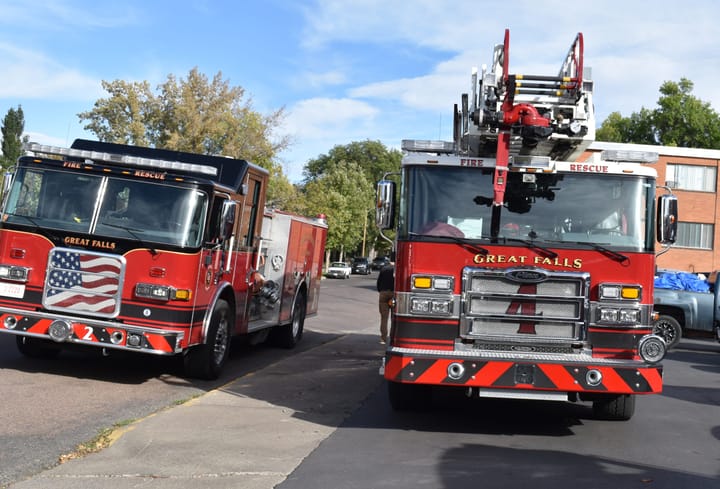 Great Falls Fire Rescue Responds to Kitchen Fire