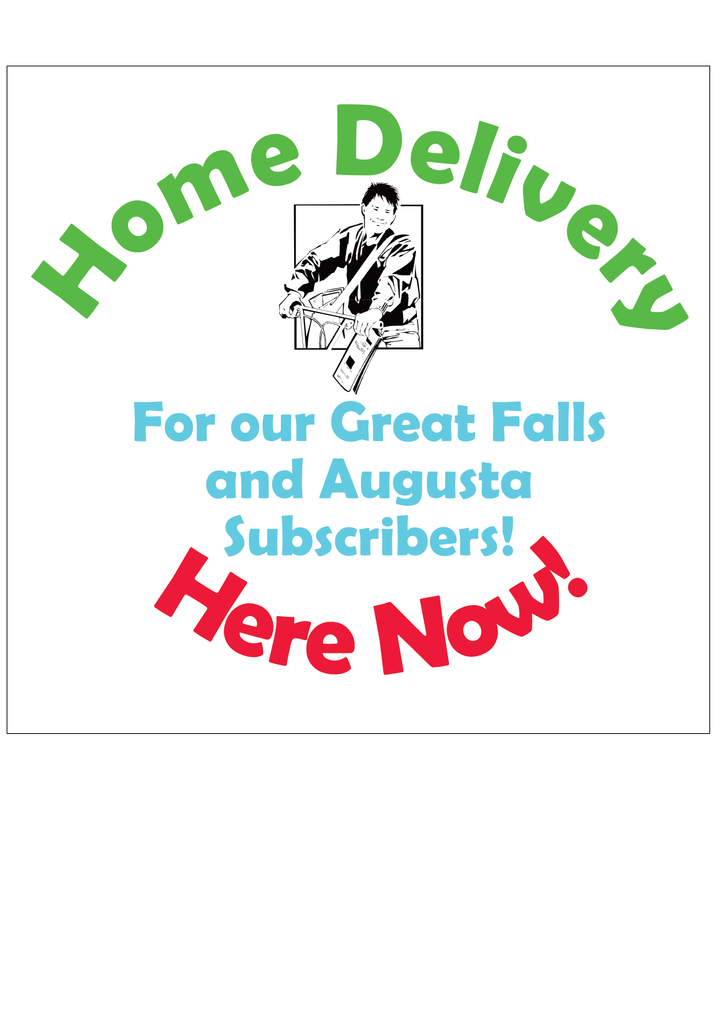 Great Falls Gazette Officially Begins Home Delivery