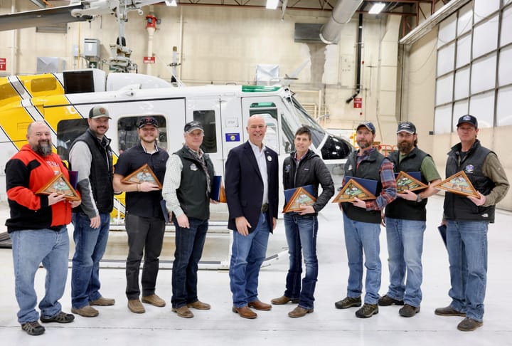 Governor Gianforte Honors DNRC Search and Rescue Team