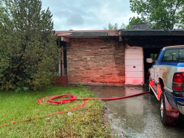 Great Falls Fire Rescue Responds to Garage Fire Sunday Morning
