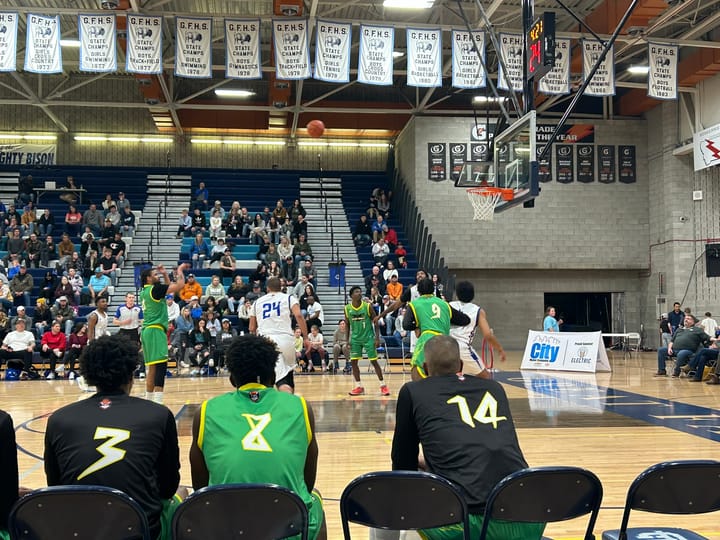 Great Falls Wins Their Tenth Game on a Layup by Brandon Jamar Against the Seattle Super Hawks