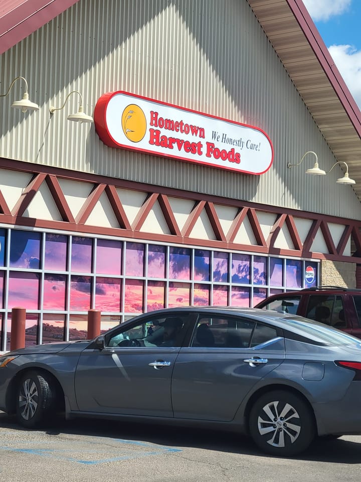 Workers Picket at Hometown Harvest Foods