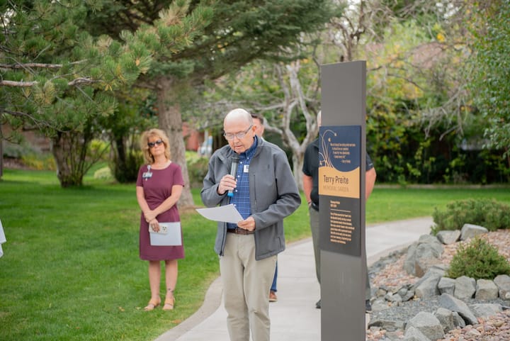Preite Memorial Garden Remembers Benefis Senior Leader